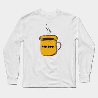 Coffee Boo Long Sleeve T-Shirt